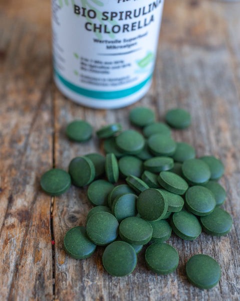 Bio Spirulina & Chlorella Tabletten