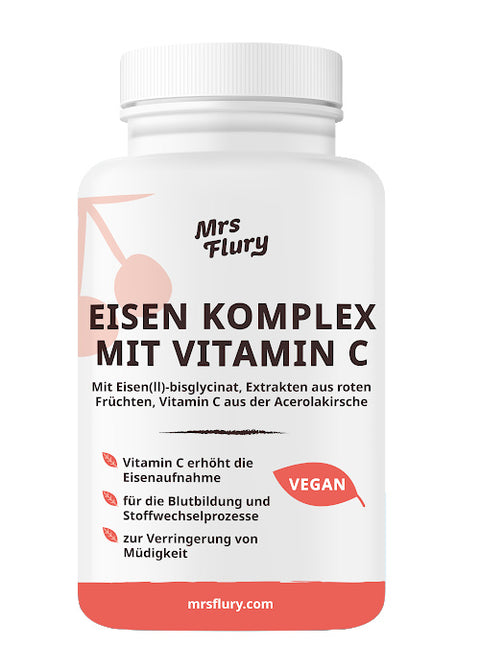 Eisen Komplex mit Vitamin C Kapseln
