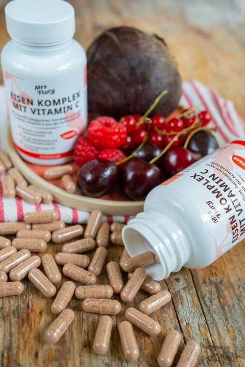 Eisen Komplex mit Vitamin C Kapseln