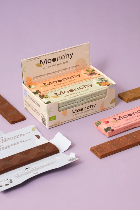 Moonchy Bio-Bars Sample Box - 2 * 4 Bio Bars zum Testen