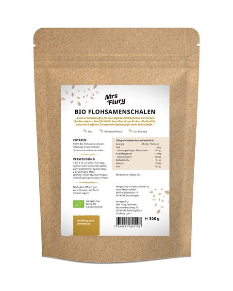 Bio Flohsamenschalen 300g