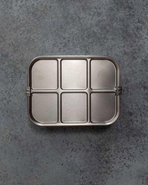 Bento Box - Lunchbox - 1,600ml - Stainless Steel 3 Compartments - Waterproof