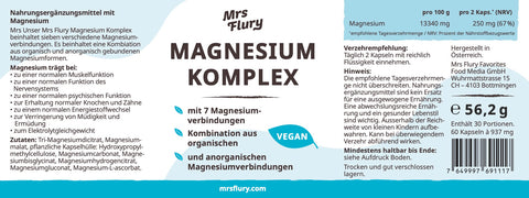 Magnesium Komplex Kapseln