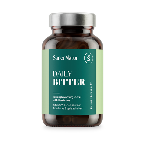 SanerNatur Daily Bitter Kapseln vegan 60 Stück