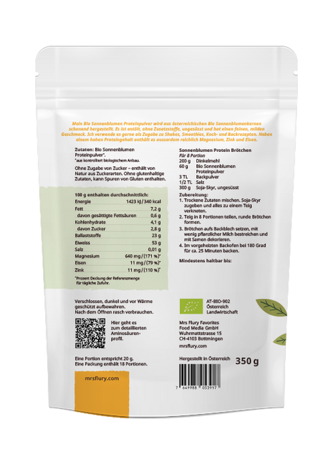 Bio Sonnenblumen Protein 350g