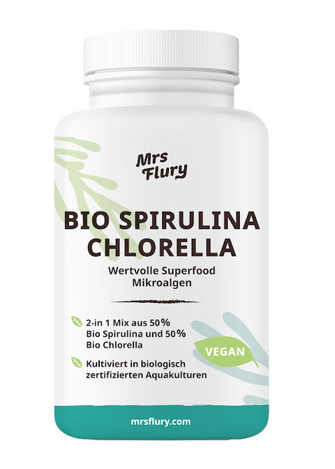 Bio Spirulina & Chlorella Tabletten