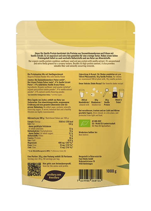 Bio Vanille Protein 1kg